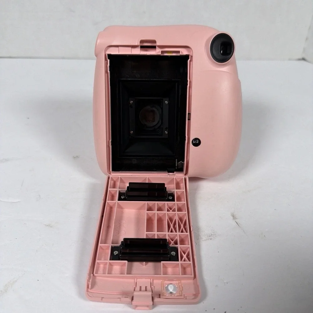 Fuji Instax Mini 7 + Plus Camera Light Pink Tested and Working